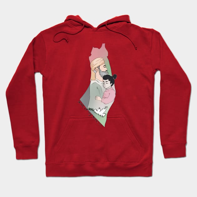 Free Palestine Hoodie by AuraArtDesigner